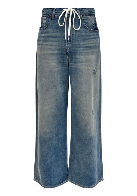 jeans con coulisse donna blu MM6 MAISON MARGIELA | S52LA0246 M30017994
